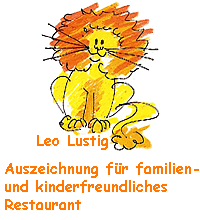 Leo Lustig - Auszeichnung fr familien- und kinderfreundliches Restaurant und Hotel